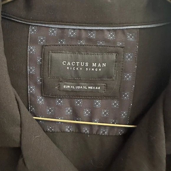 Cactus Man by Ricky Singh Short Sleeve Stretch Shirt - Picture 3 of 8